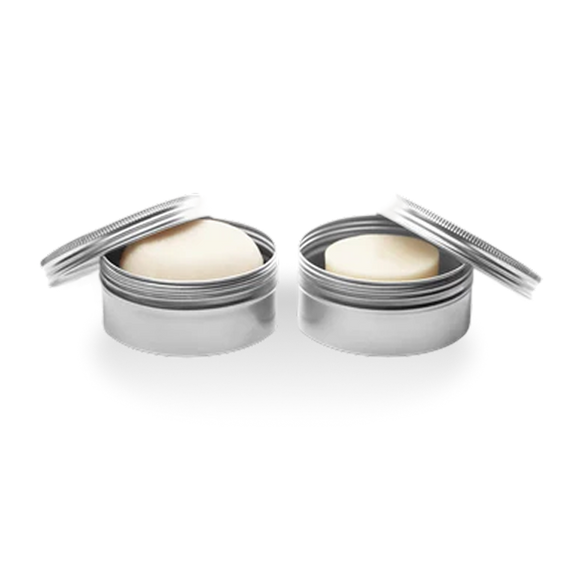 fragrance freedom shampoo & conditioner bar travel set.