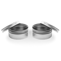 shampoo & conditioner bar travel tin set.