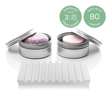 shampoo & conditioner bar fast dry gift set.