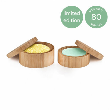 limited edition: amalfi coast shampoo & conditioner bar travel set.