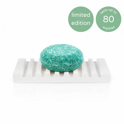 limited edition: jungle monsoon shampoo bar home set.