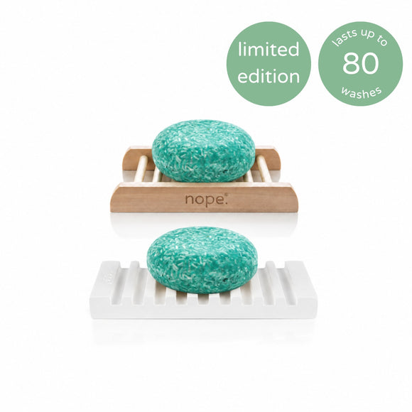 limited edition: jungle monsoon shampoo bar home set.
