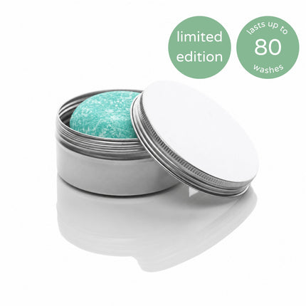 limited edition: jungle monsoon shampoo bar travel set.