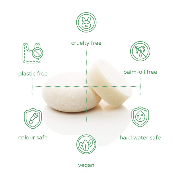 peppermint refresh shampoo & conditioner bar set.