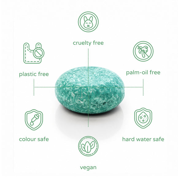 limited edition: jungle monsoon shampoo bar travel set.