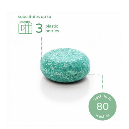 limited edition: jungle monsoon shampoo bar.