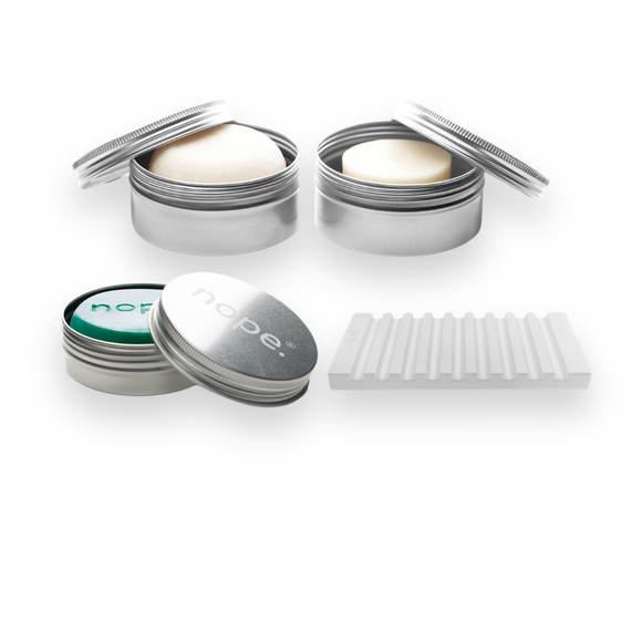 peppermint refresh | in control | hair & face complete set.