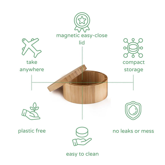 fresh air eucalyptus body cleansing bar travel set.