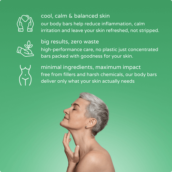fresh air eucalyptus body cleansing bar.