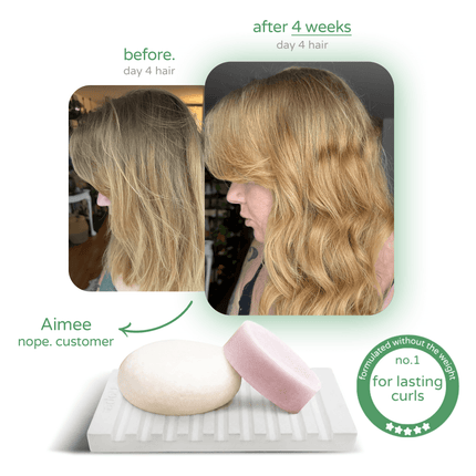 curl balance shampoo & conditioner bar starter set.